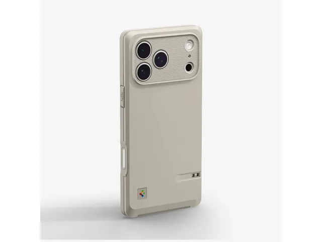 Spigen iPhone 17 Hoes Pro Classic LS MF Stone