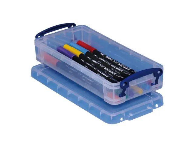 Opbergbox 0,55 liter 220x100x40mm transparant