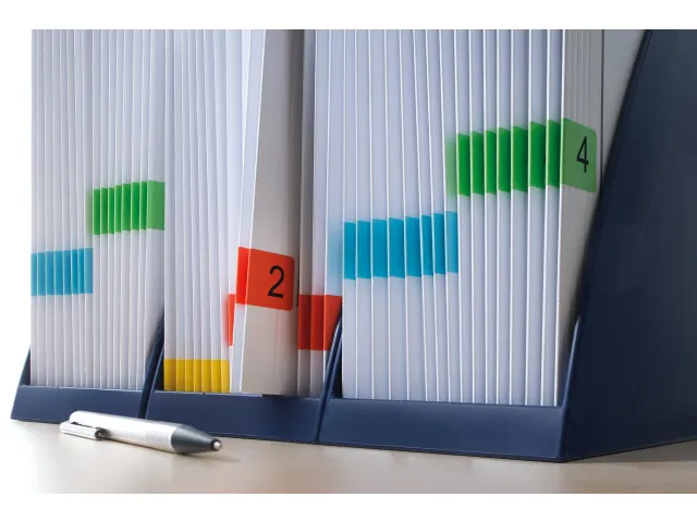 HERMA 4258 Gekleurde etiketten A4 105x37mm Blauw 1600 stuks