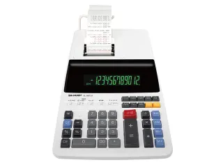 Calculator Sharp-EL2607LG creme print - 2