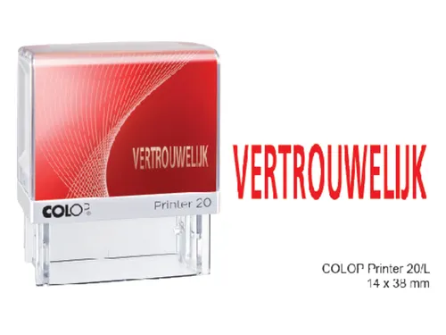 Tekststempel Colop Printer 20/L vertrouwelijk
