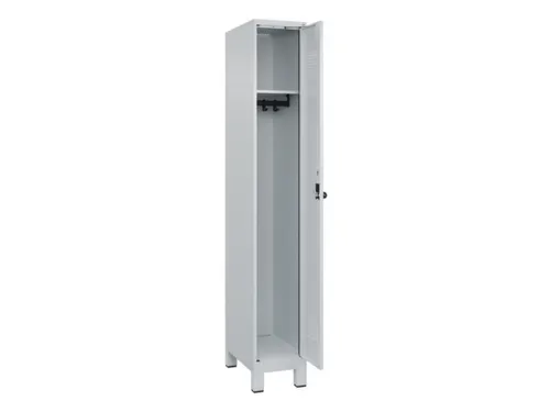 locker,HxBxD 1950x300x500mm,1vak,vak B 300mm,draaigrendel,voeten