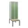 locker met bank,HxBxD 1950x600x815mm,2vak,vak B 300mm,cil.-slot