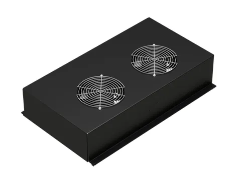 Vertiv VRA2008, Ventilatiepaneel, Zwart, 220 - 230 V, 50 - 60 Hz, 1 st