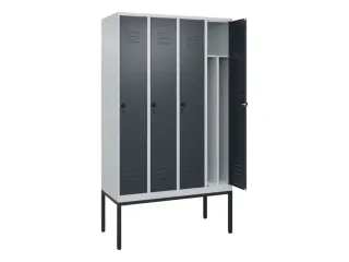 locker voor scheiding van kleding,HxBxD 2120x1200x500mm,4vak - 2