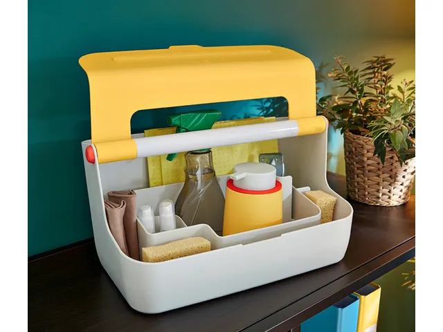 Opbergbox Leitz Cosy draagbaar kunststof geel 214x196x367mm