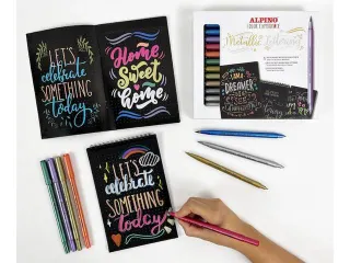 Color Experience Metallic Lettering dualmarkers set van 12 stiften - 3