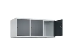 opzetkast,v. locker,3vak.,vak B 400mm,HxBxD 500x1200x500mm