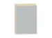 Kantoorkast 1150x800x430mm Decor Romp Esdoorn Decor Front Lichtgrijs