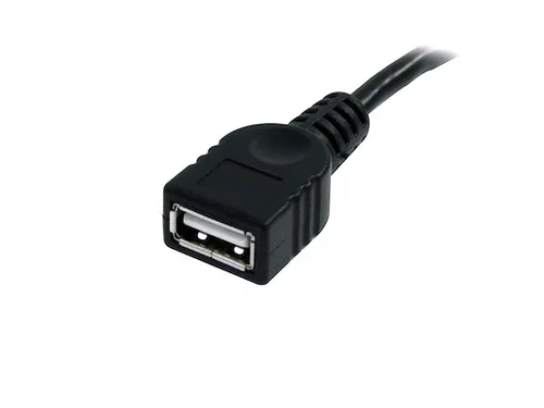 90cm USB 2.0 Verlengkabel A naar A Zwart M/F