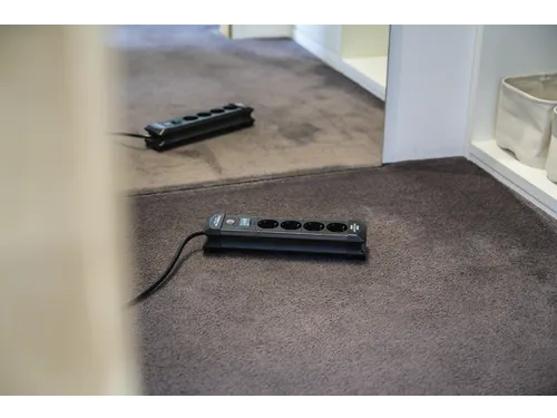 Stekkerdoos Brennenstuhl Premium 4 voudig 1.8 meter zwart