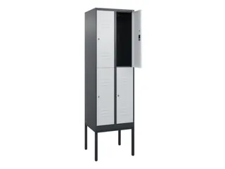 dubbeldekse locker,HxBxD 2120x600x500mm,2x2vak.,vak B 300mm - 2