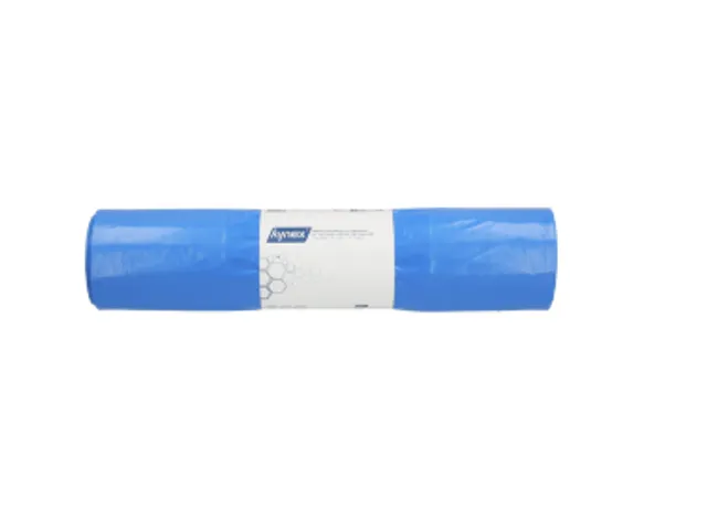 Hynex Afvalzak LDPE Gerecycled T80 240 Liter Blauw 65+50x135cm 10st