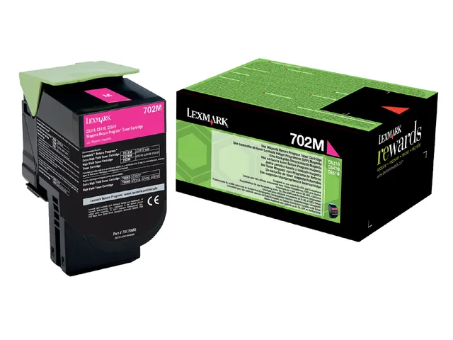 Tonercartridge Lexmark 70C20M0 prebate rood