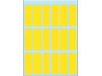 Etiket Herma 3651 12x34mm Universeel Geel 90 stuks