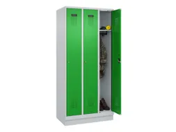locker,HxBxD 1950x900x500mm,3vak,vak B 300mm,cil.-slot,sokkel