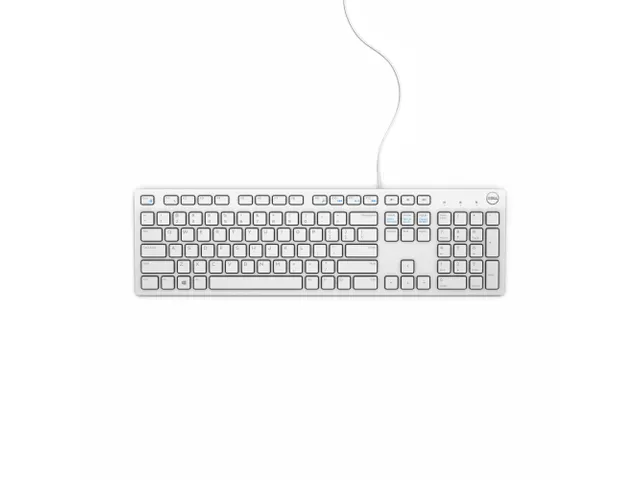 Dell KB216 Bekabeld Toetsenbord UK QWERTY Wit