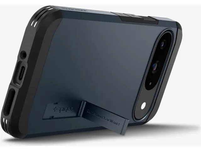 Spigen Case ACS07693 Google Pixel 9 (Pro) Tough Armor Metal Slate