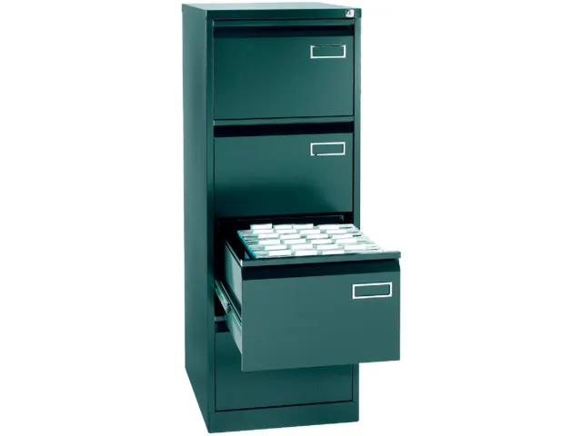 Hangmappenkast Basic 4 laden Zwart