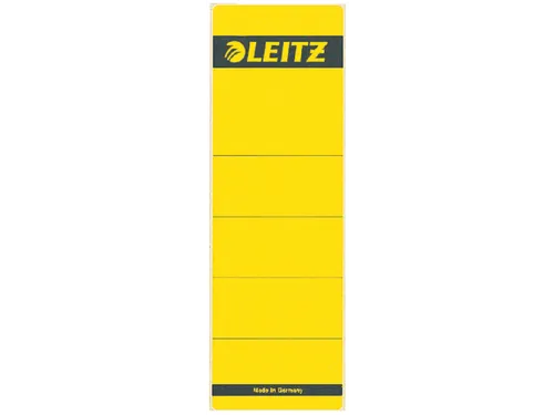 Rugetiket Leitz 1642 62x192mm Geel zelfklevend