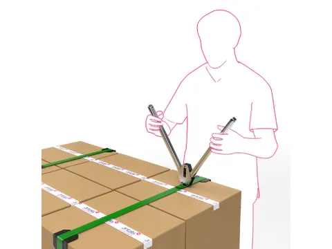 Hand strappingapparaat voor handmatig gebruik zegeltang