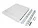 Uittrekbaar legbord voor 483mm 19'' Kast 40x484x568mm tot 25kg Grijs