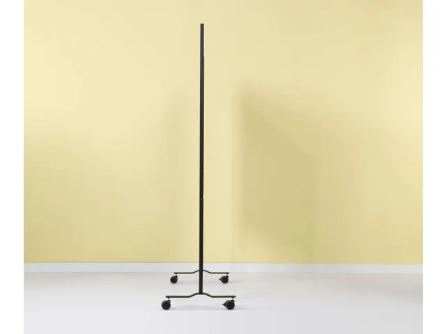 Verrijdbaar Workboard 120x75cm emaille zwart profiel