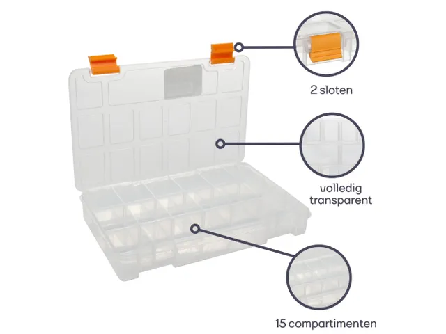 Assortimentsdoos 230x150x33 mm 1.1 Liter