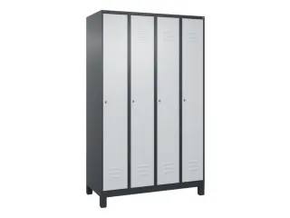 locker,HxBxD 1950x1200x500mm,4vak,vak B 300mm,cil.-slot,voeten - 1