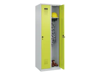 locker,HxBxD 1850x600x500mm,2vak,vak B 300mm,draaigrendel - 1
