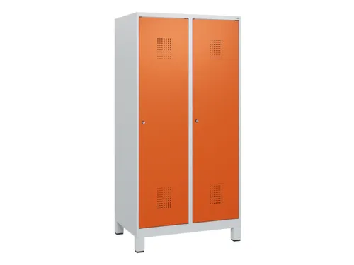 schoollocker,HxBxD 1630x800x500mm,2vak,vak B 400mm,cil.-slot,voeten