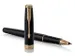 Rollerpen Parker Sonnet Black lacquer GT Fijn