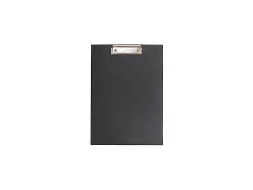 Klembord MAUL A4 staand + 2 magneten achterzijde PVC zwart