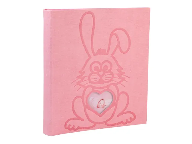 Fotoalb 29x32cm 60bl TEDDY Konijn Roze