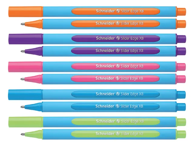 Balpen Schneider Slider Edge Oranje extra breed
