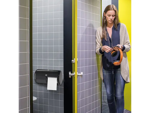 Distributeur papier toilette T4 Tork 557008 noir