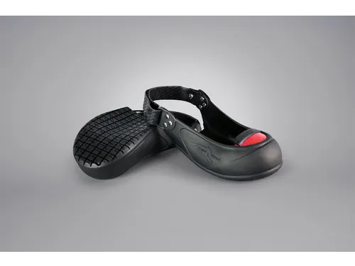 Tigergrip VISITOR overschoen Veiligheidsneus zwart -M/L (39-43 rood)