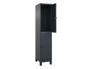 dubbeldekse locker,HxBxD 1950x400x500mm,1x2vak.,vak B 400mm - 2