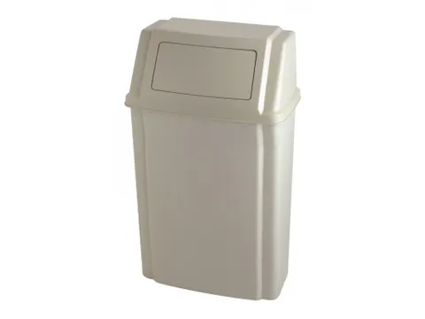 Slim Jim-Wandcontainer Inhoud 56.8 Liter Beige Rubbermaid