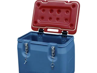 UN-bak,v. reinigingsdoeken,absorptiemiddelen,granulaat,HDPE,blauw,170l - 2