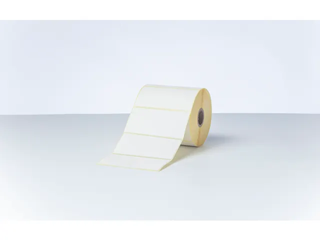 Brother BDE-1J050102-102 voorgestanste labelrol met witte labels van 1
