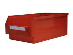 Magazijnbakken Pe Hxbxt 200X300X500/450Mm Rood
