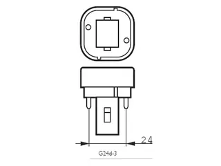 Ledlamp Philips CorePro PL-C G24d-3 2P 26W 900lumen 830 warm wit - 3