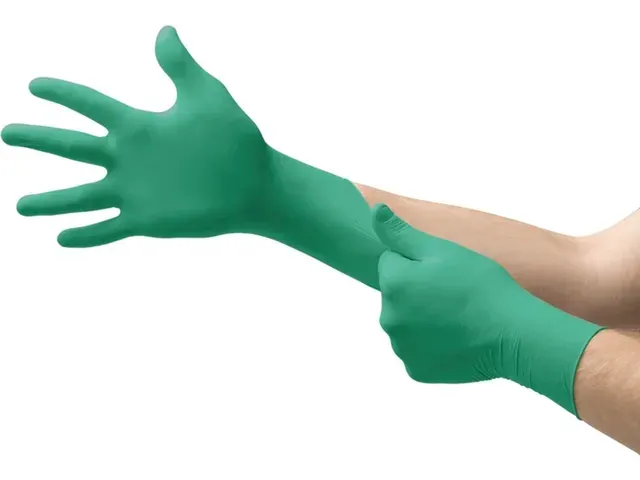 Gant nitrile TouchNTuff 92-600 vert Taille 10 boîte de 100 pièces