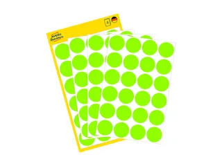 Etiket Avery Zweckform 3174 Rond Ø18mm Lichtgroen 96 Stuks - 3