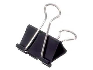 Papierklem MAUL 213 Foldback 32mm capaciteit 13mm zwart - 1