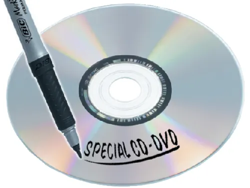 CD marker Bic ultra fijn zwart