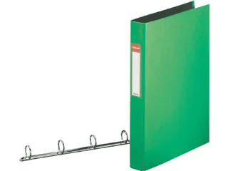 Ringband Esselte 4 rings O-mech A4 25mm Pp Groen - 2