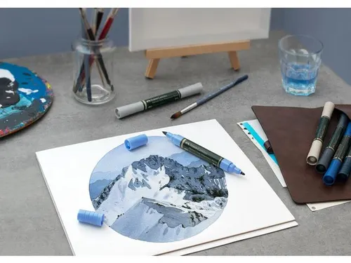 Aquarel marker Faber-Castell Albrecht Dürer 247 indanthreen blauw