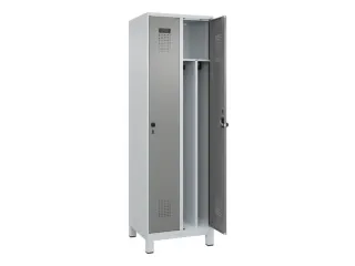 locker voor scheiding van kleding,HxBxD 1950x600x500mm,2vak - 1